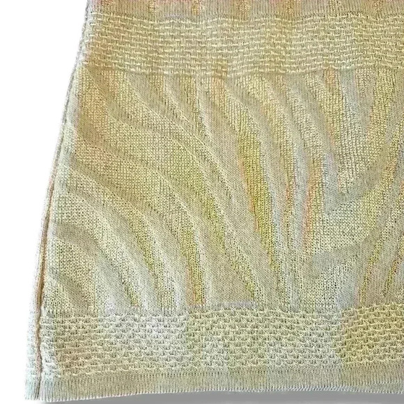 ESCADA by Margaretha Ley Vintage Cardigan with Gold Metallic Thread Size 36 #075 - Picture 4 of 7